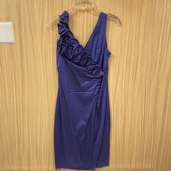 Donna Ricco Blue Dress Size 6 - Picture 1 of 6